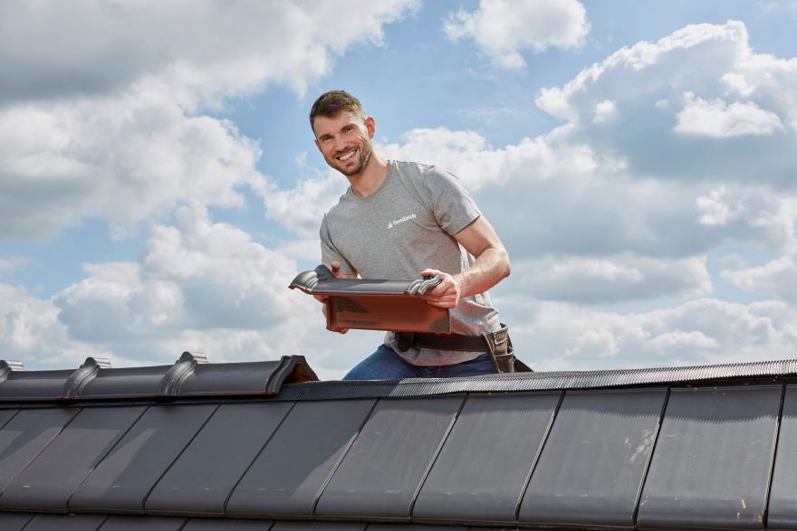 iRoof a pokladka stresni krytiny Tondach