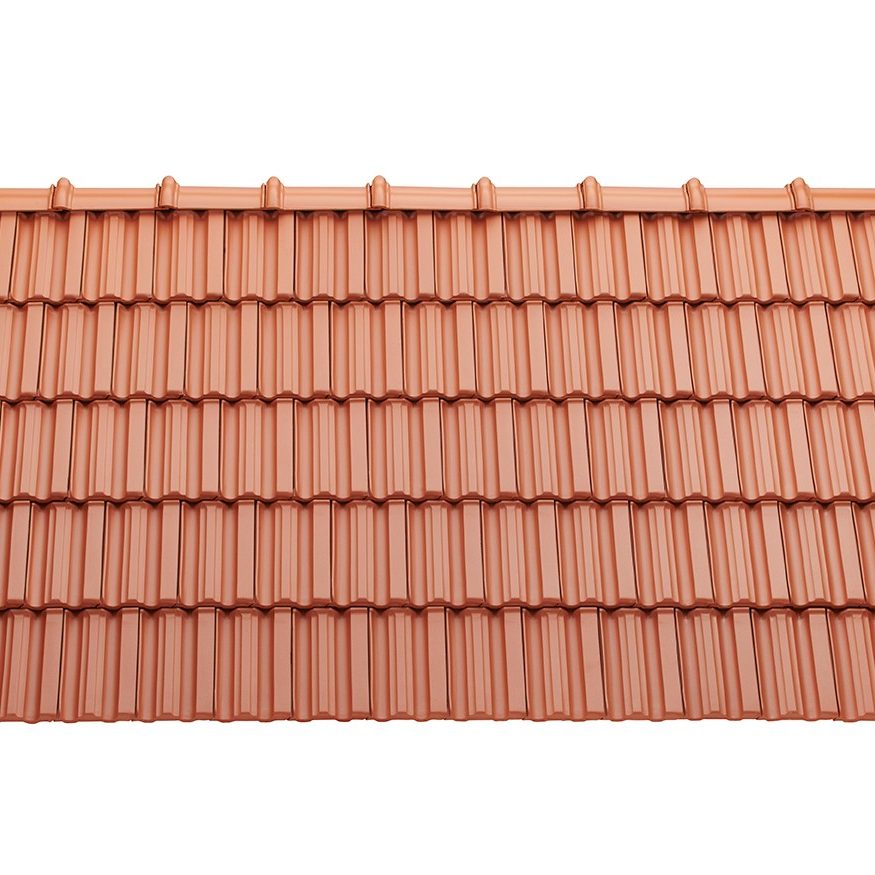 Střešní plocha Tondach Falcovka 11 engoba měděná