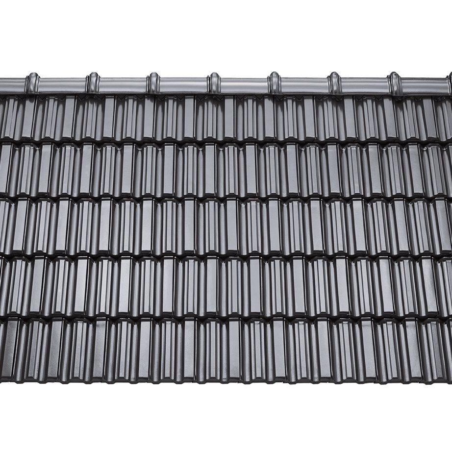 Střešní plocha Tondach Falcovka 11 glazura břidlicově černá