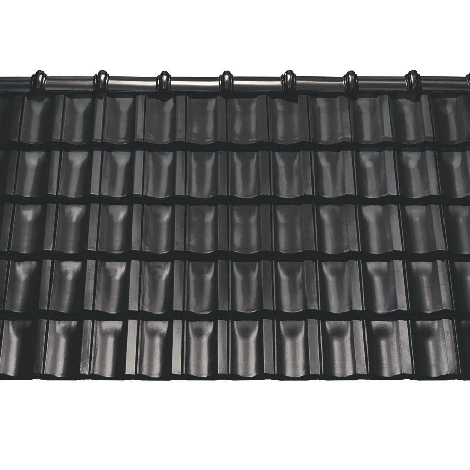 Střešní plocha Tondach Stodo 12 glazura Amadeus černá