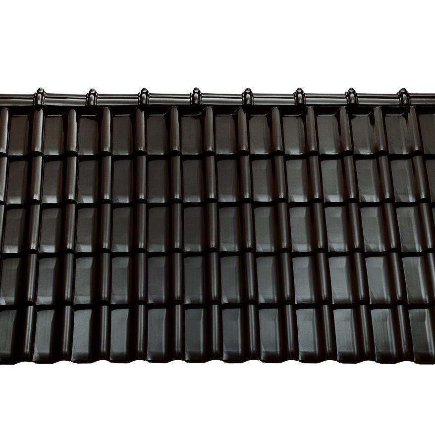 Střešní plocha Tondach Samba 11 glazura Amadeus černá